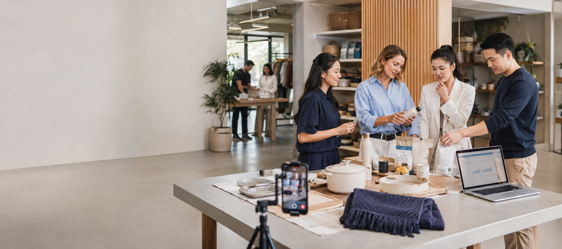Omnichannel team developing social-commerce content and U.S. retail growth