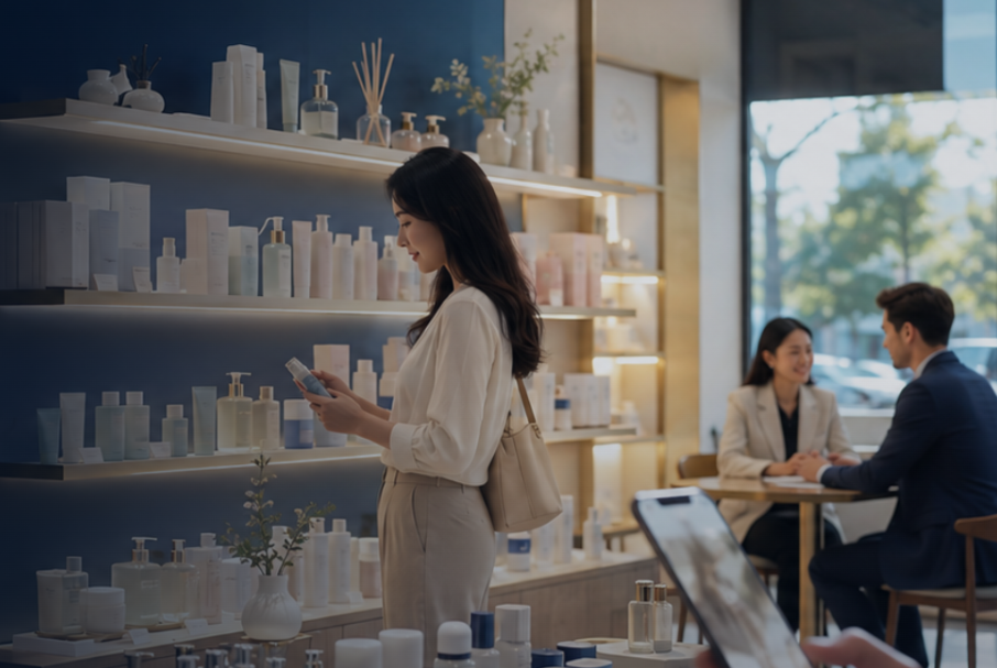 Consumer brand showroom connecting products with U.S. retail partners